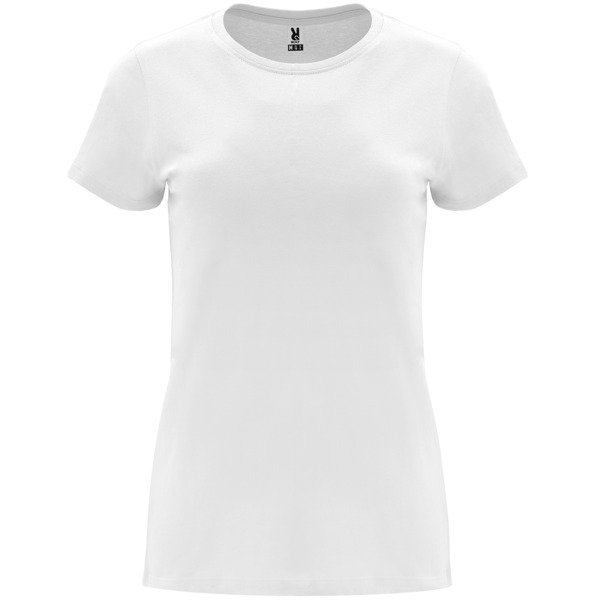 Camiseta básica de algodón femenino