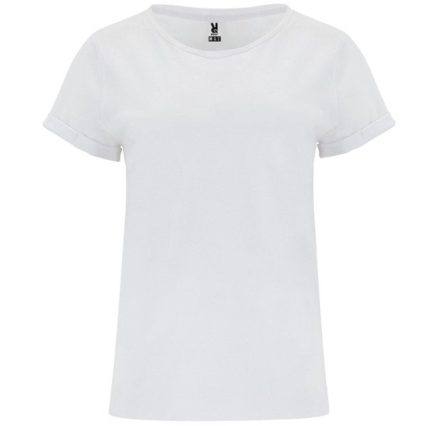 Camiseta premium de algodón femenino