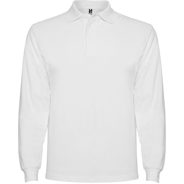 Polo de manga larga de algodón unisex